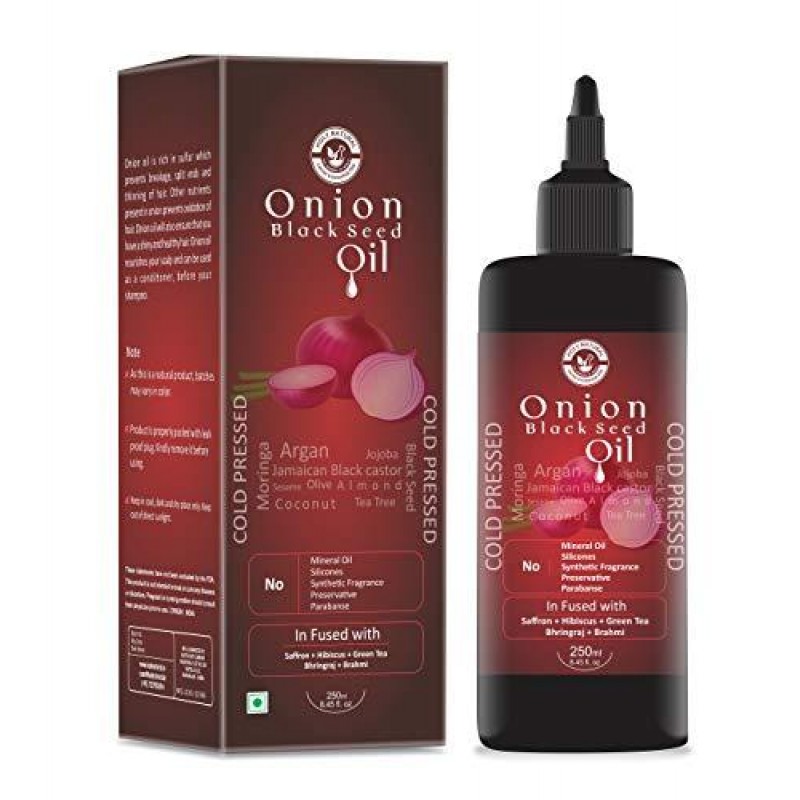 100% Natural Onion Black Seed Oil ( fl oz / 250 ml)| Holy Natural