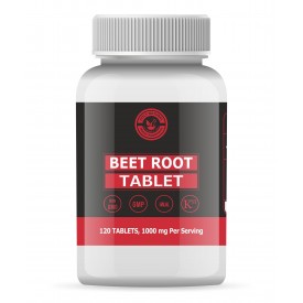 BeetRoot Tablet –1000mg Per Serving, 120 Tablet, 100% Pure and Natural – Dietary Supplement 