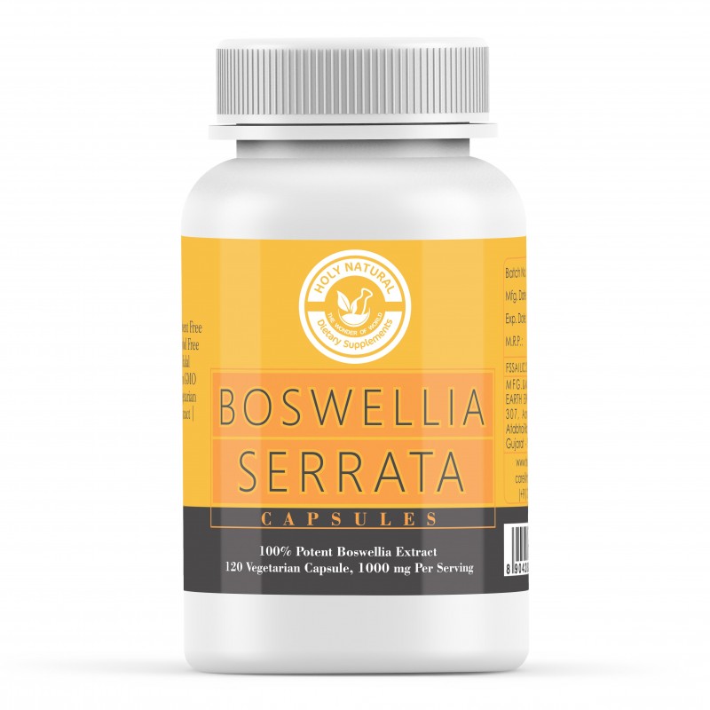 Boswellia Serrata Extract - 120 Veggie Capsule| Holy Natural