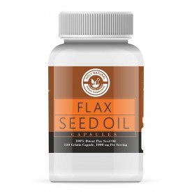 Flax Seed Oil - 120 Softgel Capsule