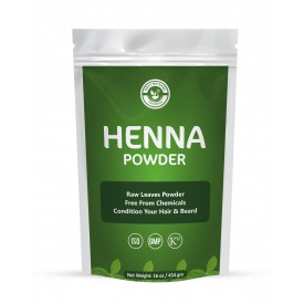 Henna Powder (454 gm), Natural Hair Care, Long, Strengthens & Shiny Hair.