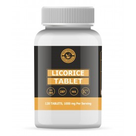 Licorice Tablet –1000 mg Per Serving, 120 Tablet, 100% Pure and Natural – Dietary Supplement 