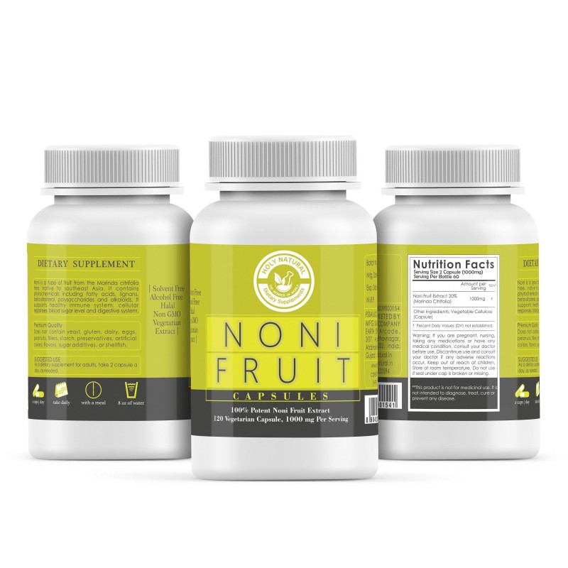 Noni Extract 120 Veggie Capsule Holy Natural