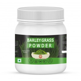 Organic Barley Grass Powder, Pure & Natural I Nutritionally Complete I Mix Into Smoothies, Juice or Raw Vegetable sauces I RAW, GREENISH LIKE LEAVES, NO PRESERVATIVE, NON GMOl