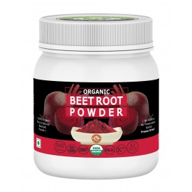 Organic Beet Powder, USDA Certified I 100% Pure & Natural I High Betalains & Inorganic Rich in Nitrate I Add to Smoothies, Candy & Cakes I RAW, NO PRESERVATIVE, NON GMO