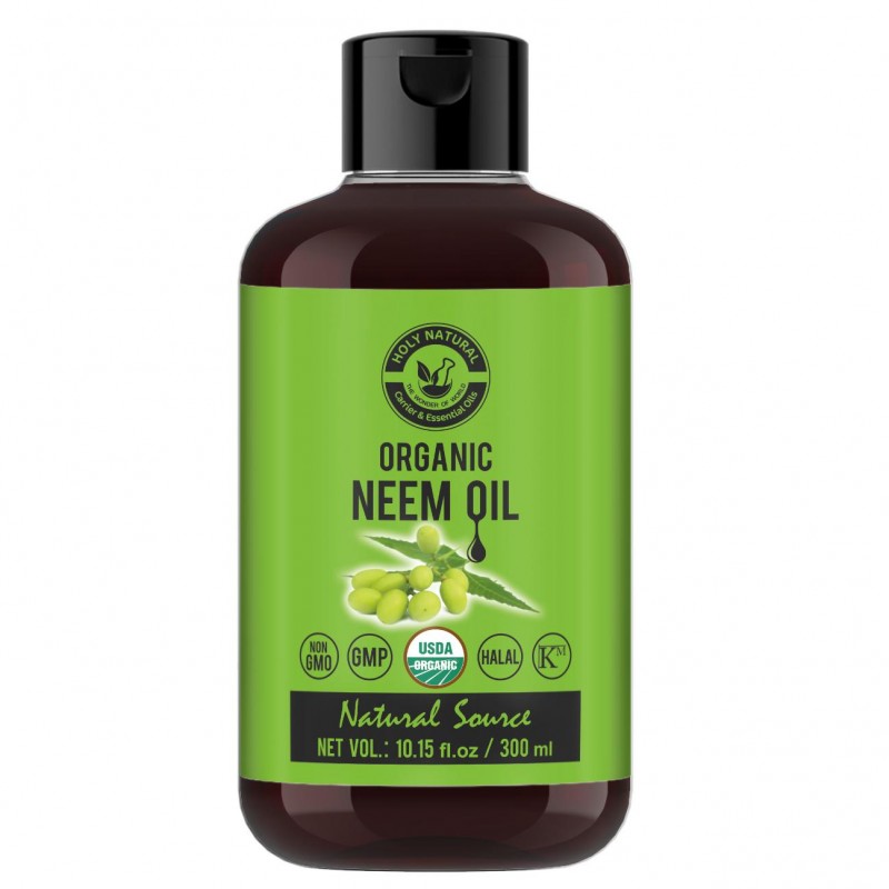 Organic Neem Oil (300 ML) USDA Certified, 100% Pure & Natural, Virgin Cold  Pressed Neem Oil – Good for Dry Skin to Moisturize, Healthy Scalp  Condition, Dandruff Free Hair 5. Organic Neem